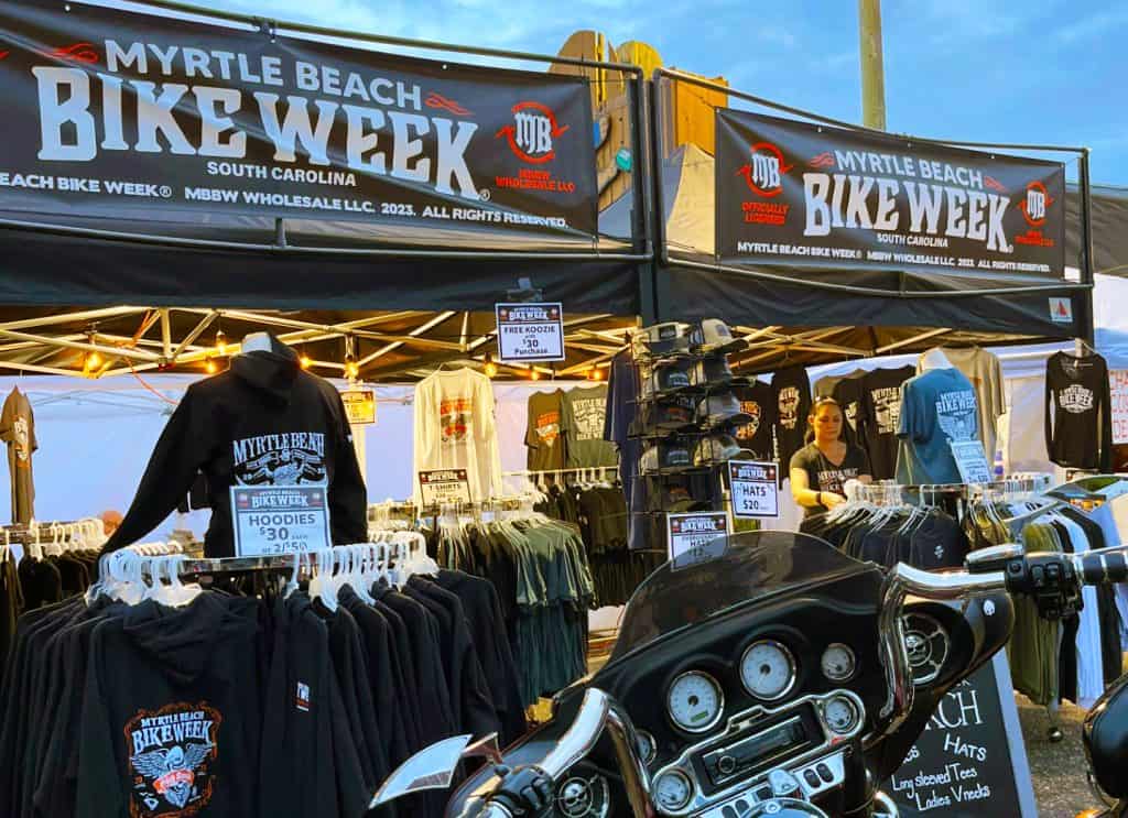 Myrtle Beach Bike Week vendors