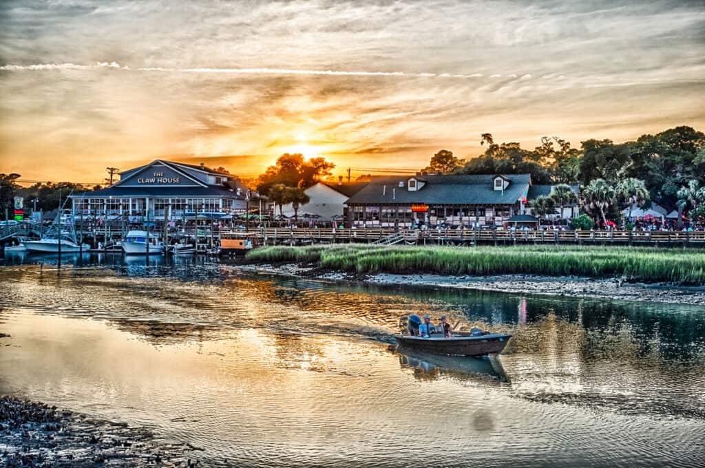 Inlet behind The Claw House